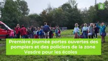 2500 élèves de Dison, Verviers et Pepinster se sont rendus chez les pompiers et policiers de la zone Vesdre