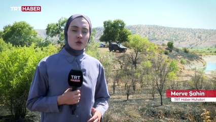 Kulp'taki operasyon bölgesini TRT Haber görüntüledi