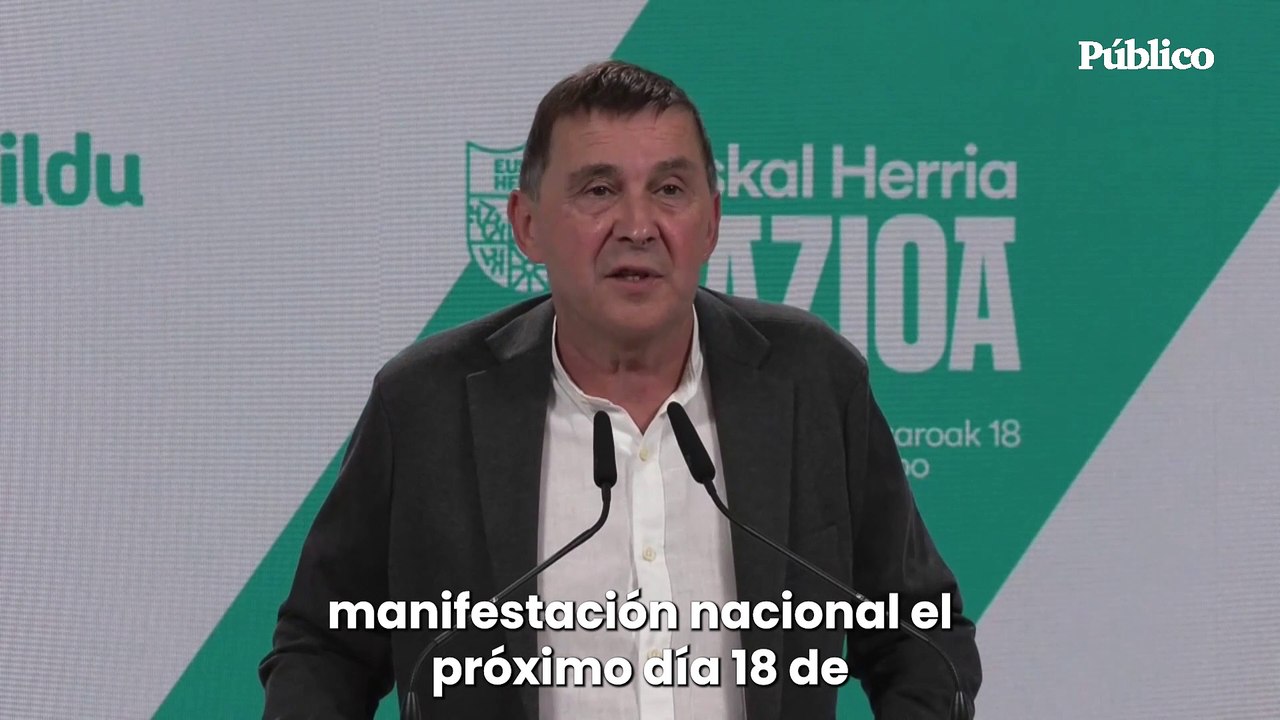 EH Bildu convoca una manifestación para lanzar el debate territorial