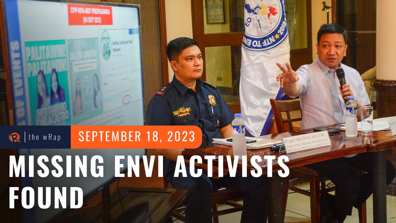 2 missing activists now ‘safe and sound’ with authorities – NSC official