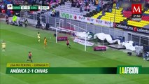 América femenil vence a Chivas en el Azteca con gol agónico