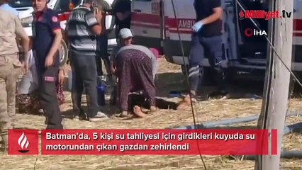 Kuyuya inen 5 kişi için kabus dakikaları! Hemen ekipler çağrıldı