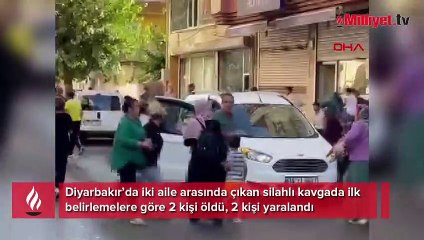 Diyarbakır'da iki aile arasında silahlı kavga: 2 ölü
