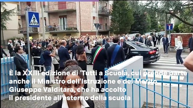 Mattarella a Forl? per l'inaugurazione dell'anno scolastico: il video