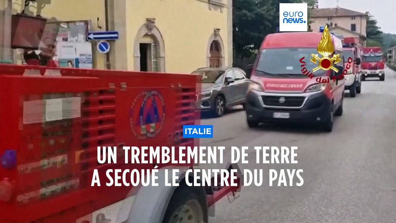 Un tremblement de terre a frappé le centre de l'Italie