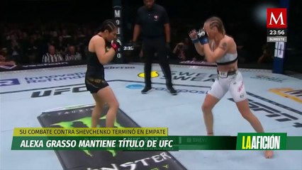 Alexa Grasso cierra noche mexicana en UFC al retener título de peso mosca