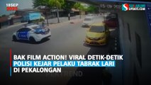 Bak Film Action! Viral Detik-Detik Polisi Kejar Pelaku Tabrak Lari di Pekalongan