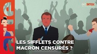 Les sifflets contre Macron censurés ? / Désintox du 18/09/2023