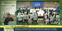 JEP en Colombia desarrolla audiencia a imputados por ejecuciones extrajudiciales