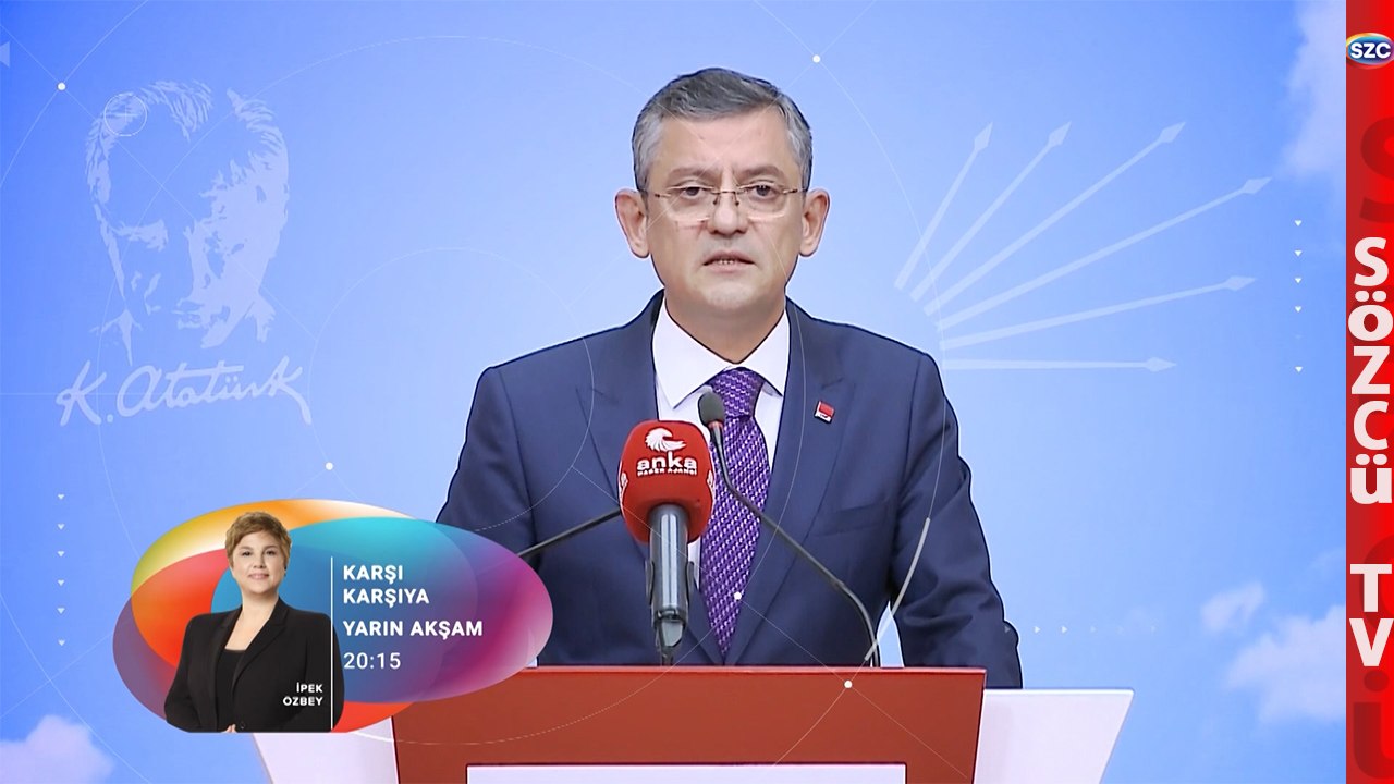 CHP Başkan Adayı Özgür Özel Yarın Sözcü TV'de!