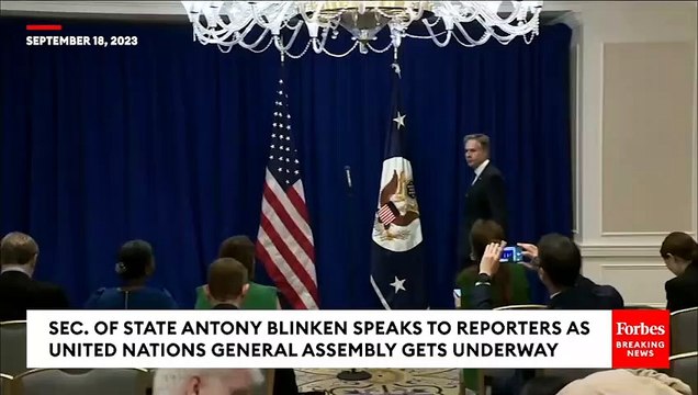 JUST IN: Secretary Of State Antony Blinken Speaks To Reporters After Five Americans Freed From Iran