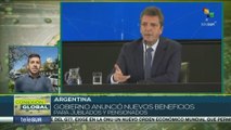 Argentina anuncia beneficios para jubilados y pensionados