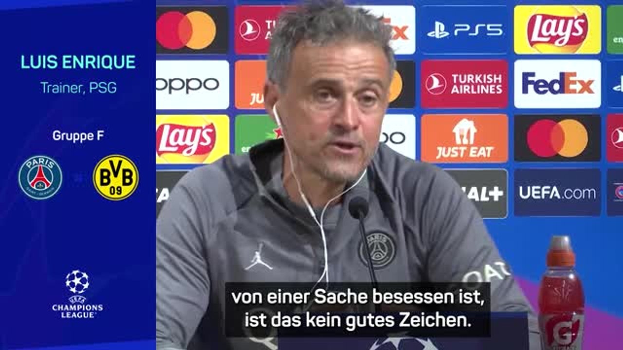 Enrique: Besessenheit ist 'kein gutes Zeichen'