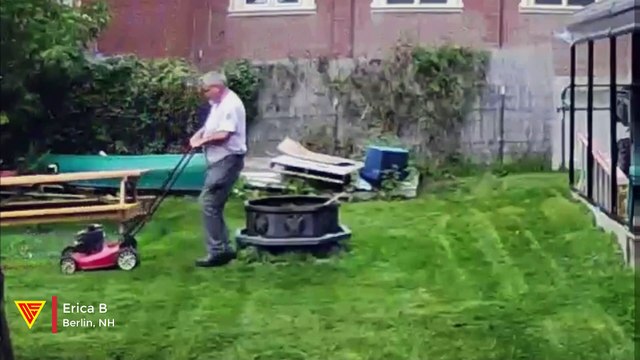 Lawn Mower Fails Caught on Camera | Doorbell Camera Video
