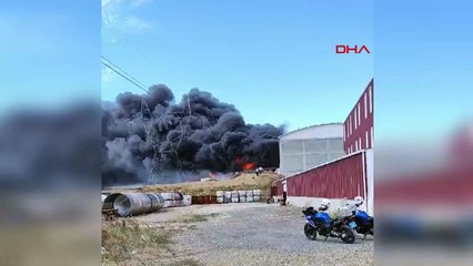 Silivri'de Yangın: Fabrikaya Sıçradı