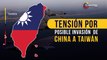 100 aviones de combate chinos cerca de Taiwán aumentan la tensión por una posible invasión