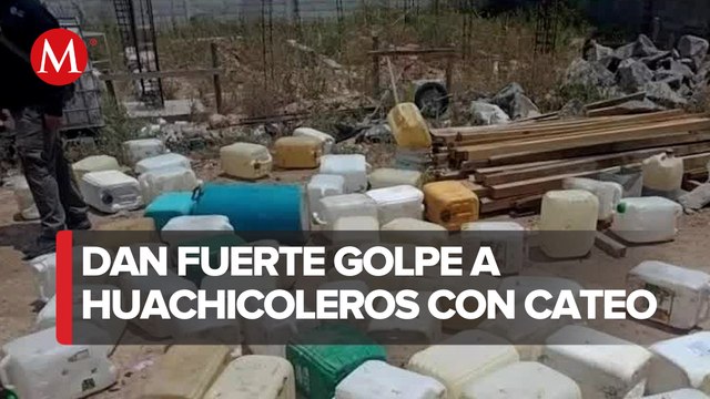 Desmantelan bodega de huachicol en Hidalgo, encuentran 17 mil litros de hidrocarburo