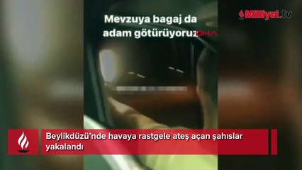 Görüntüler üzerine ekipler harekete geçti! Silahlarla birlikte yakalandılar