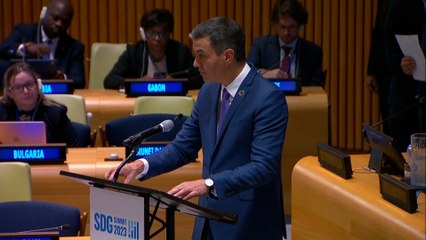 Sánchez pide en la ONU que España albergue la cumbre de financiación de para el Desarrollo Sostenible en 2025