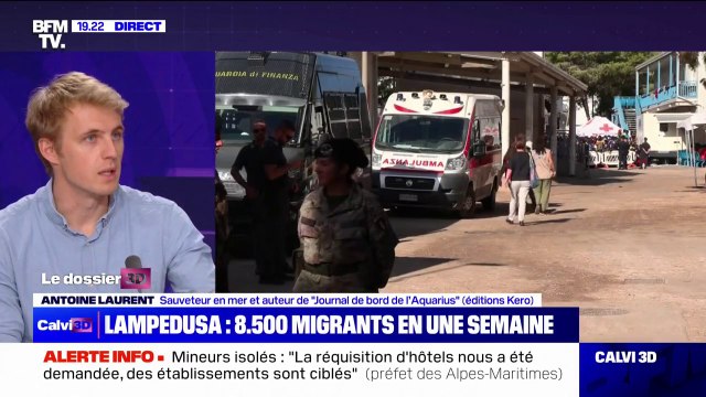 Lampedusa: La priorité absolue est de faire en sorte que toutes ces personnes puissent être prises en charge sur le plan humanitaire, mental et administratif , pour le sauveteur en mer Antoine Laurent