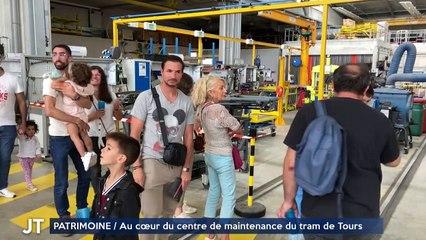 PATRIMOINE / Au cœur du centre de maintenance du tram de Tours