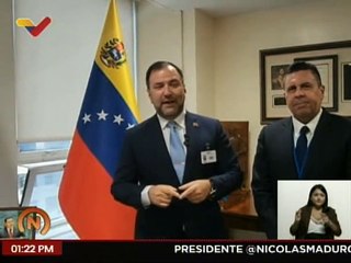Canciller de Venezuela está en New York para participar en la 78° Asamblea General de la ONU