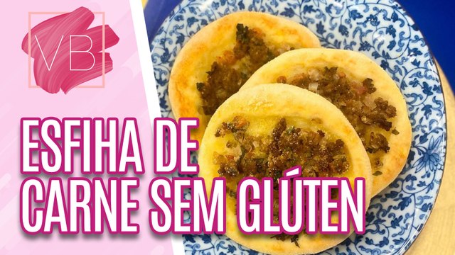 Receita deliciosa de ESFIHA DE CARNE SEM GLÚTEN - Você Bonita (18/09/2023)