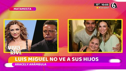 "Me cae muy mal": Aracely Arámbula asegura que Luis Miguel no tiene interés de ver a sus hijos