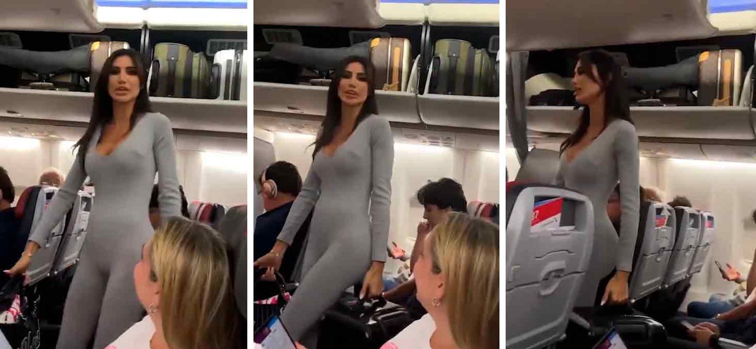 Instagram-Berühmtheit, die behauptet, den Ehemann von Britney Spears gedatet zu haben, verursacht Ärger auf einem American Airlines-Flug