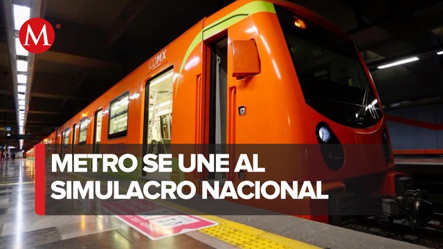 Así aplicará el metro de la CdMx protocolo en Simulacro Nacional de sismo el 19 de septiembre