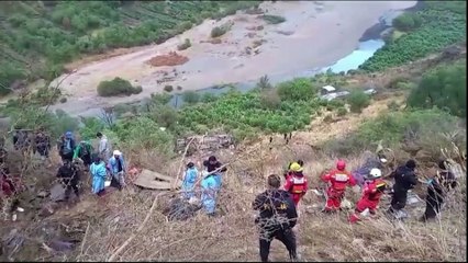 Bus accident kills at least 24 in Peru - transportation company