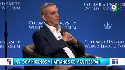 Haitianos y dominicanos se manifiestan ante llegada de Abinader cumbre | Primera Emisión SIN