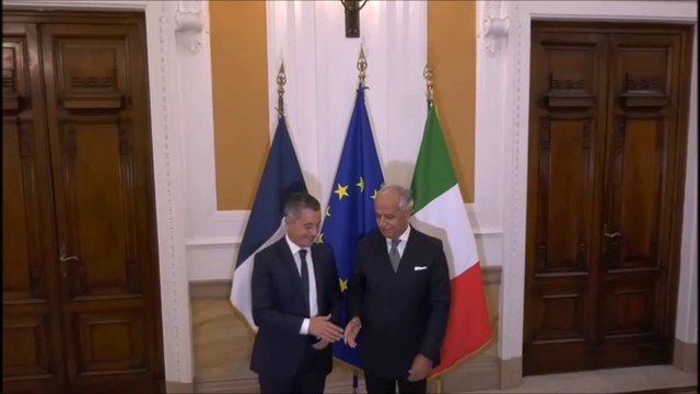 Piantedosi riceve al Viminale ministro dell'Interno francese Darmanin
