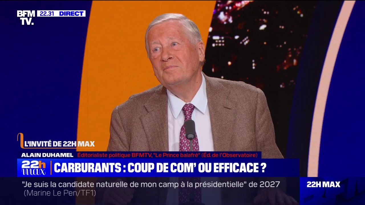Vente de carburant à perte: "Ça a plus de chances de freiner une augmentation que d'entraîner une baisse", pour Alain Duhamel