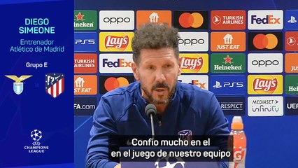 Simeone: "La Champions es un desafío grande que nos queda pendiente"