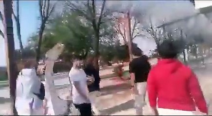 Patricia Bullrich en el barrio Emerenciano Sena, en Chaco