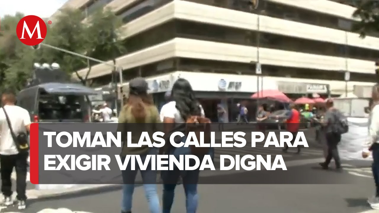 Marcha provoca cierres de avenidas en alcaldía Cuauhtémoc, CdMx