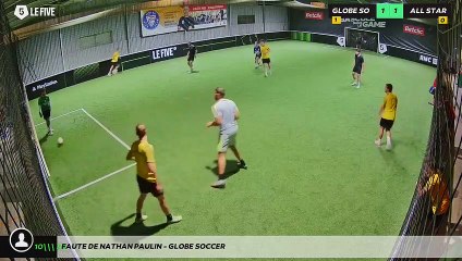 Faute de Nathan Paulin - GLOBE SOCCER