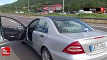 Bolu'da otoyolda araçtan inen kadın otomobil çarpmasıyla can verdi