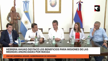 下载视频: Herrera Ahuad destacó los beneficios para Misiones de las medidas anunciadas por Massa