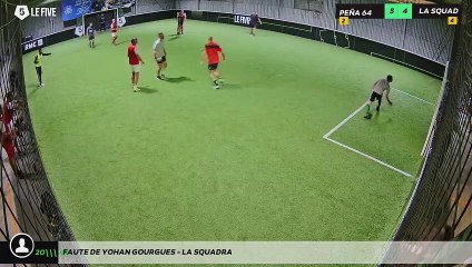 Faute de Yohan Gourgues - LA SQUADRA