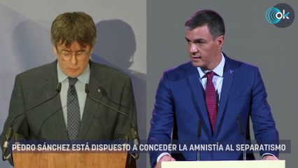 Puigdemont ya tiene la oferta de Sánchez: amnistía si firma por escrito que no habrá referéndum ilegal
