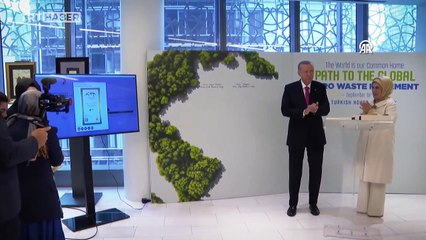 Cumhurbaşkanı Erdoğan 'Küresel Sıfır Atık İyi Niyet Beyanı'na ilk imzayı attı