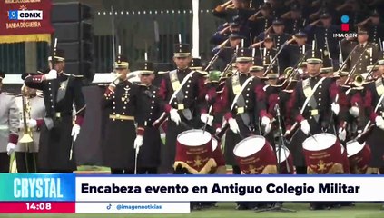 Luis Cresencio Sandoval encabeza evento en el Antiguo Colegio Militar