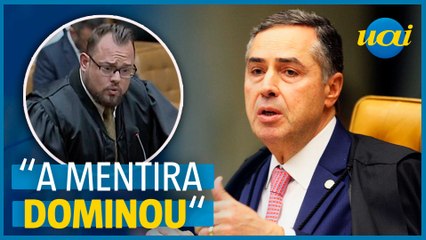 'Eleição se toma': Barroso explica fala e rebate advogado de bolsonarista