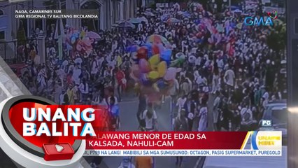 Away ng dalawang menor de edad sa gitna ng kalsada, nahuli-cam | UB