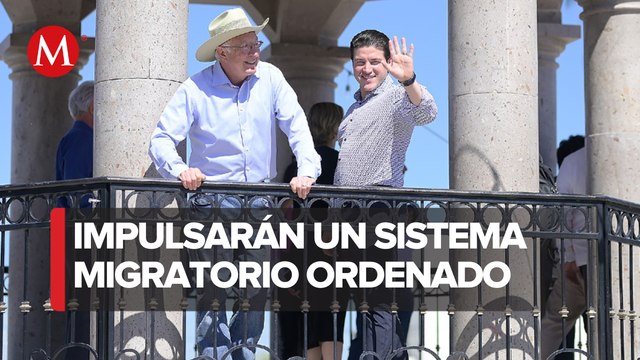 Finaliza reunión entre Ken Salazar y Samuel García en Nuevo León