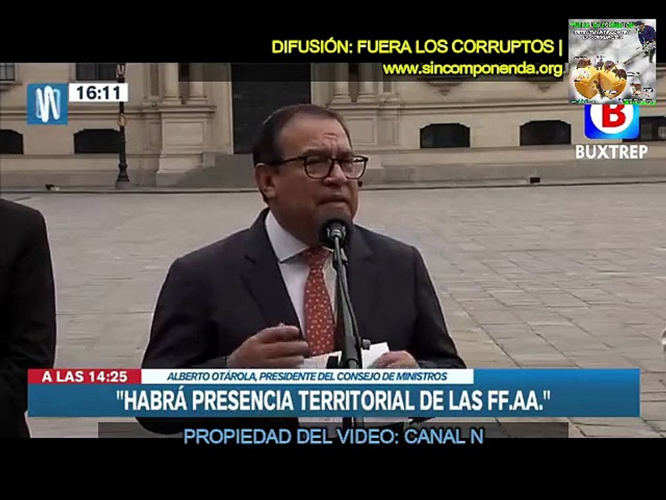 FUERZAS ARMADAS EN LUGARES DE TERRORISMO URBANO APOYARAN A FUERZAS POLICIALES