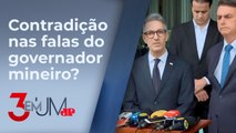 Romeu Zema defende Bolsonaro após propor aumento de impostos em Minas
