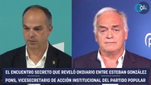 La reunión de González Pons con Turull distancia a Vox del PP a una semana de la investidura de Feijóo